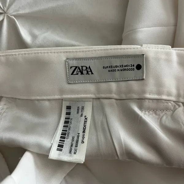 Zara Classic White Women's Trousers - Image 4