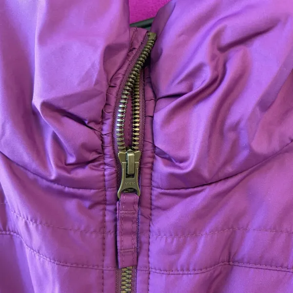 Columbia Vest Womens L Purple Fleece Lined Insulated Zip Outdoor Ski Lightweight - Image 5