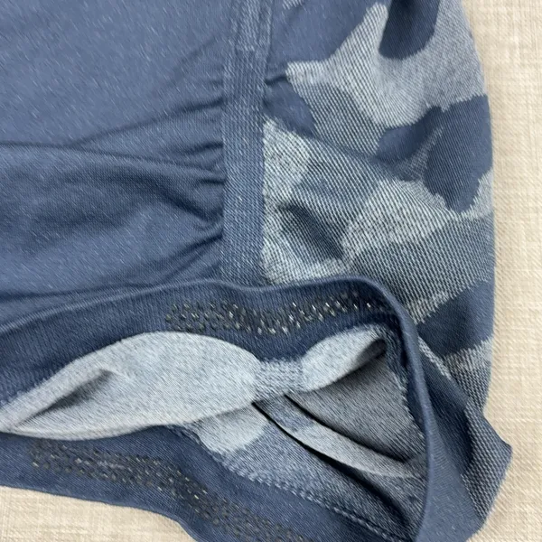 Athleta Tank Top Womens Small Blue Camouflage Jersey Breathable Moisture Wicking - Image 6