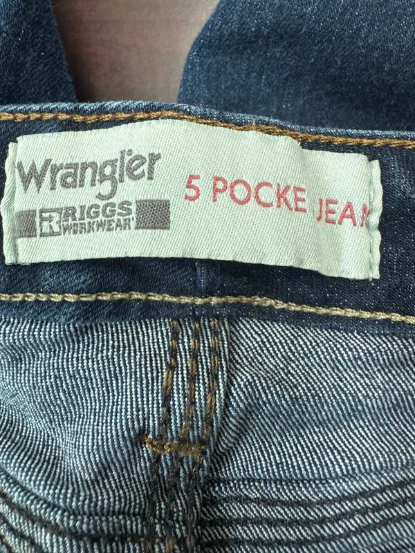 Wrangler Riggs Workwear Womens Strong 5 Pocket Boot Cut Jeans Size 6x32 - Image 4