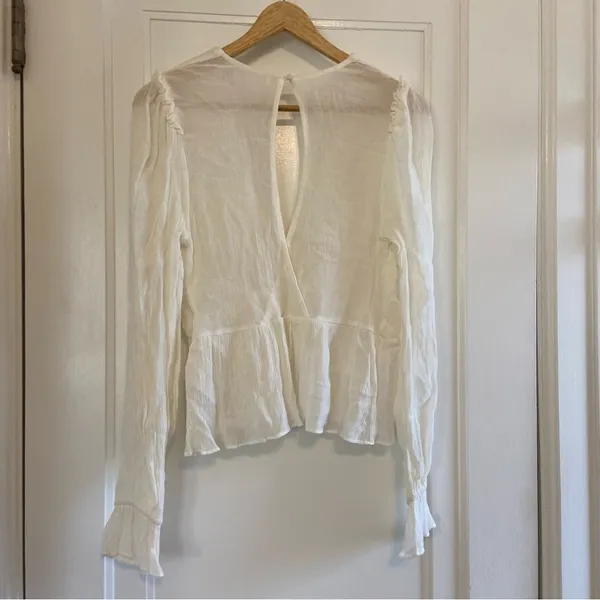 Free People Daia Gauze cropped blouse - Image 6