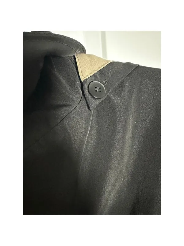 Canvas Black & Beige Utility Jacket 1X - Image 9