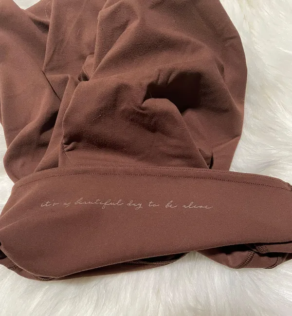 Gymshark x Whitney Simmons V3 Dandelion Brown Biker Shorts - Image 8