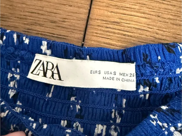 ZARA Off Shoulder / Floral Mini Dress - Image 2