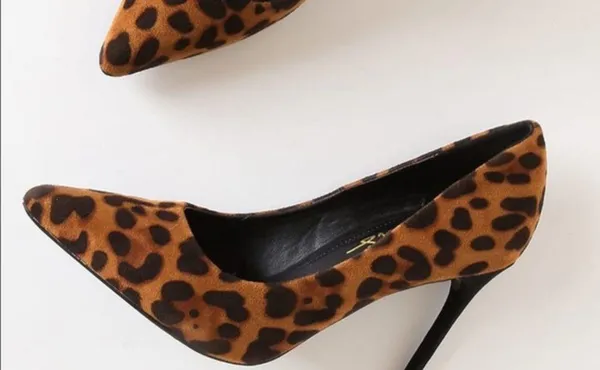 NWT Lulus Verra Leopard Suede Pumps - Image 3