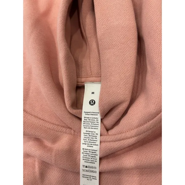Lululemon W Steady State Oversized Hoodie TROS Tea Rose NWT Size Medium - Image 6
