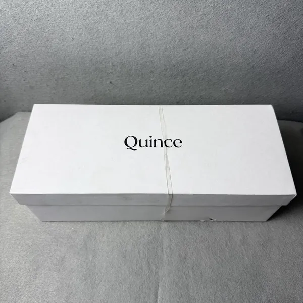 Quince Italian Leather Pointed Bow Ballet Flat Shoes Cognac Women’s Size 10.5 - Image 5
