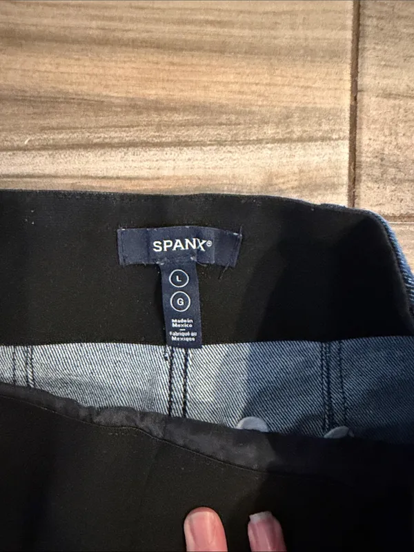 SPANX Zero Waistband wide leg cropped jeans - Image 2