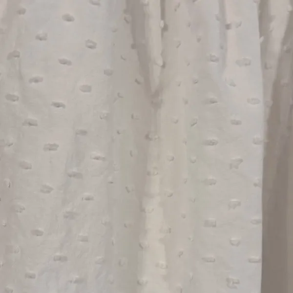 Hill House Home Athena Nap Dress White Swiss Dot Smocked Puff Sleeve‎ Mini Small - Image 7
