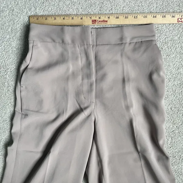 Quince High-Rise Wide Leg Dress Pants Professional Workwear Beige Brown Size 4 - Image 9