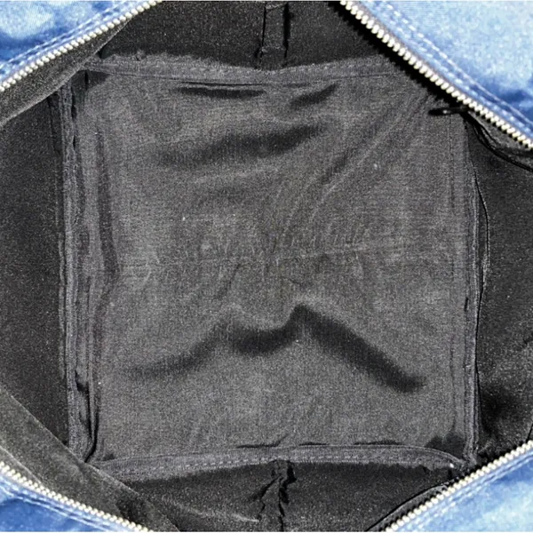 Burberry Authentic Vintage Blue Label Navy Nova Check Canvas Tote - Image 9