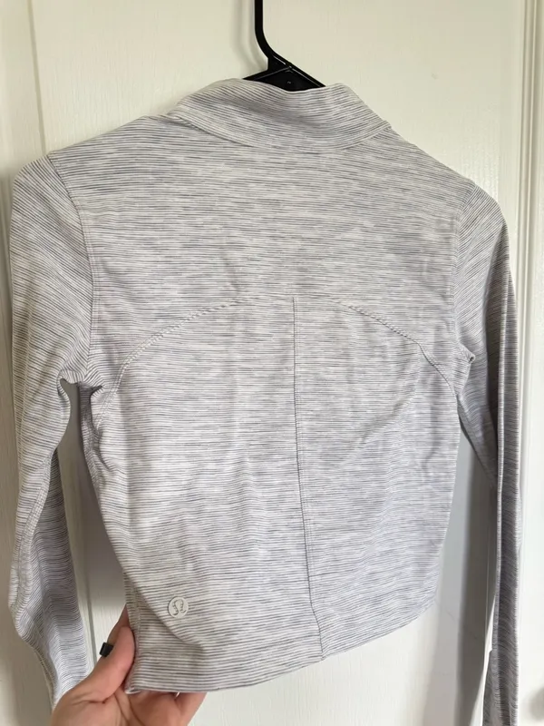 Lululemon All Aligned Mock Neck Long Sleeve Wee Are From Space Nimbus Battleship - Image 5