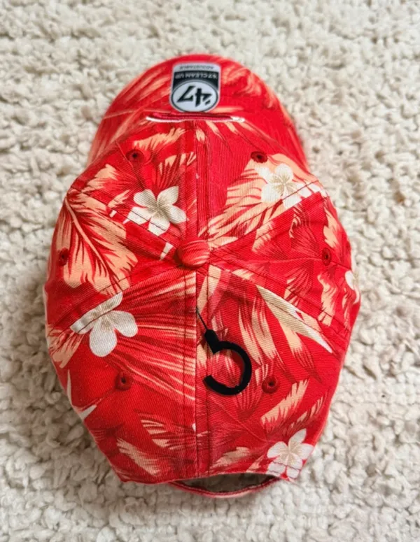 47 Brand Atlanta Hawks Tropicalia Floral Clean Up Adjustable Hat - Image 4