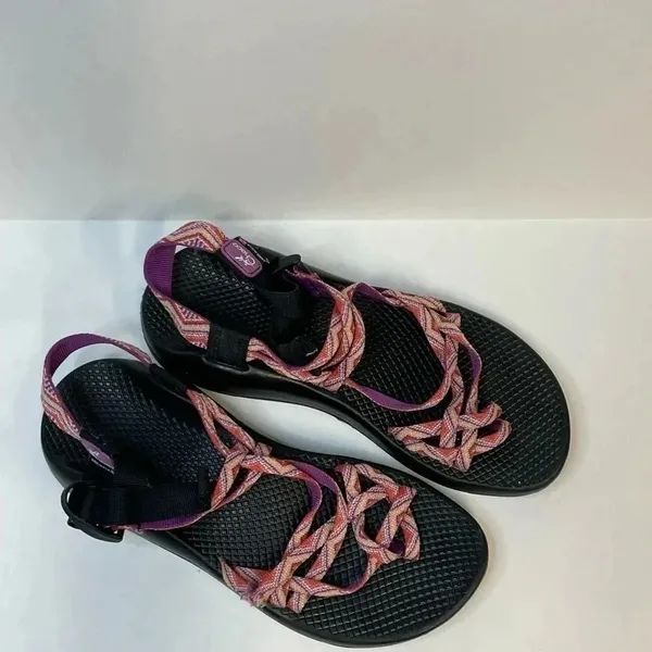 Chacos ZX/2 Vibram Unaweep Hiking Sandals Women’s size 10 Pink Toe Loop Strappy - Image 3