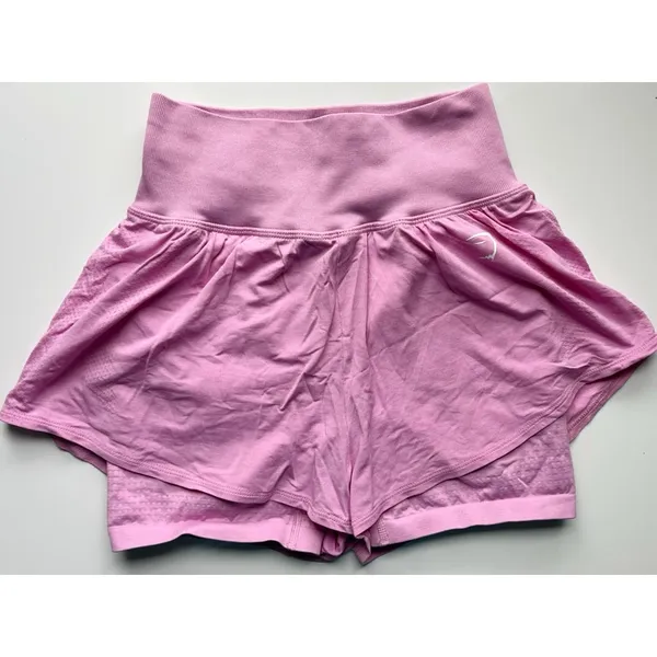 Gymshark • Vital 2 in 1 Workout Shorts Women's Pink High-Waisted Shorts - Image 7