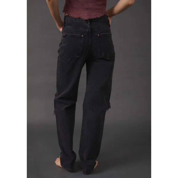Free People The Lasso Jean / Washed Black - Image 4