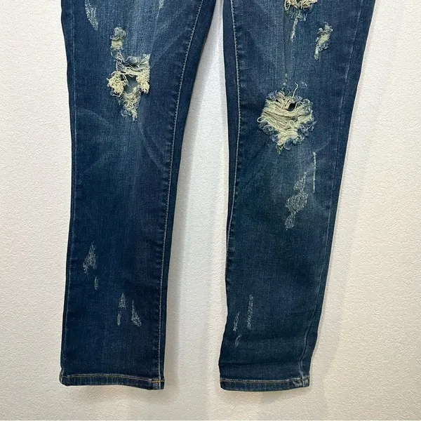 NWT Judy‎ Blue Los Angeles Boyfriend Fit Distressed Jeans Women's 11/30 Stretch - Image 7