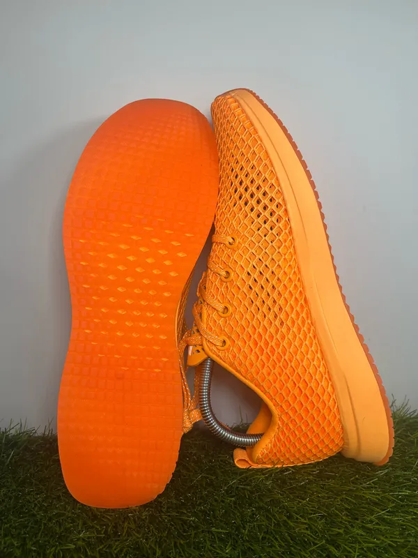 NOBULL Mesh Trainer Men’s 8.5 Women’s 10 Bright Orange Cross Training Shoes - Image 7