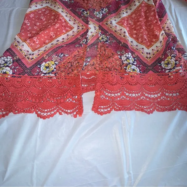 Altar'd‎ State Coral Floral Kimono - Image 5