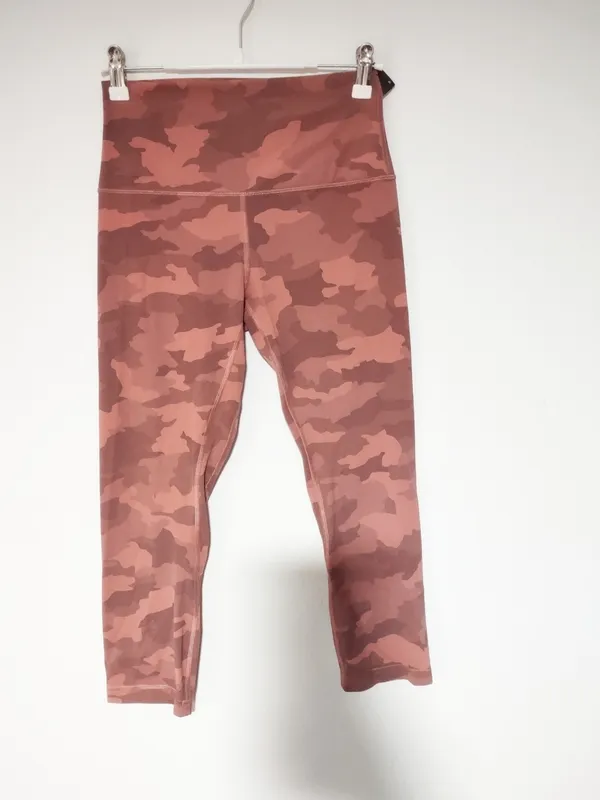 Lululemon Wunder Train High-Rise Crop 23"Heritage 365 Camo Brier Rose Multi - Image 5