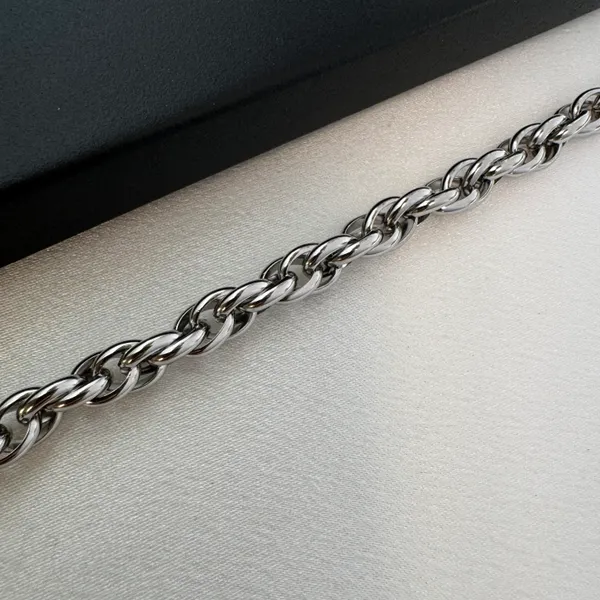 Twist Link Chain Bracelet for Men Women,Streetwear Punk Hip Hop Unisex Style - Image 2