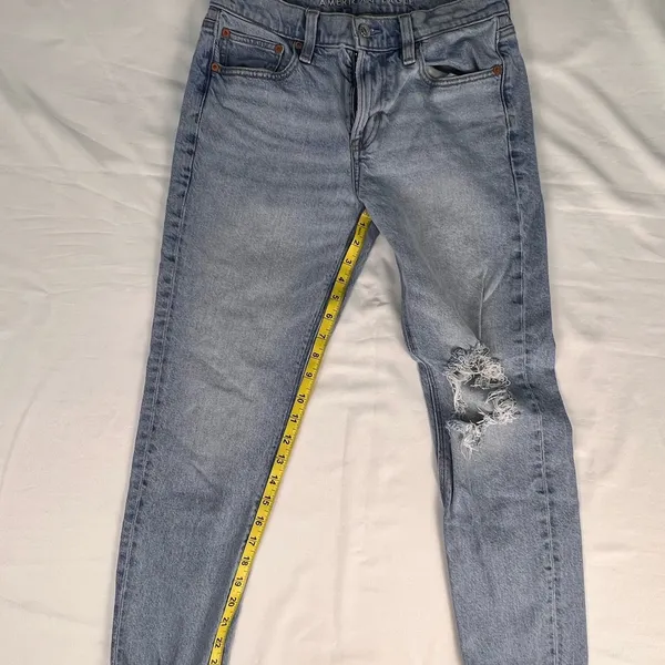 American Eagle 90’s Skinny Denim Jeans, Size: 4 Short - Image 4