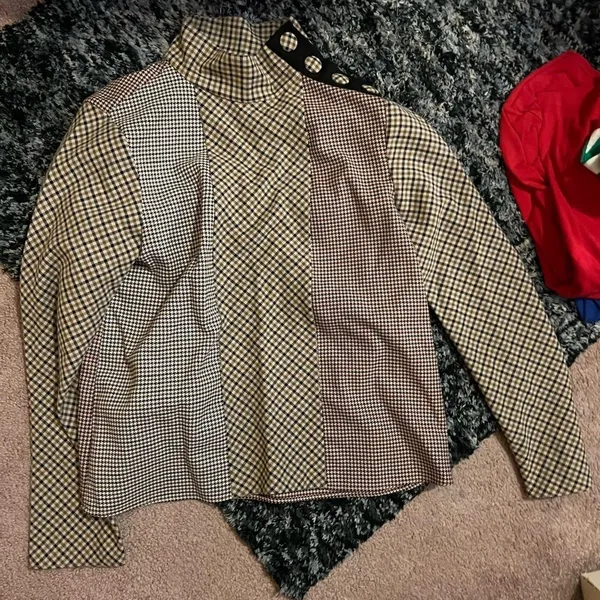 Zara‎ small plaid blouse - Image 3