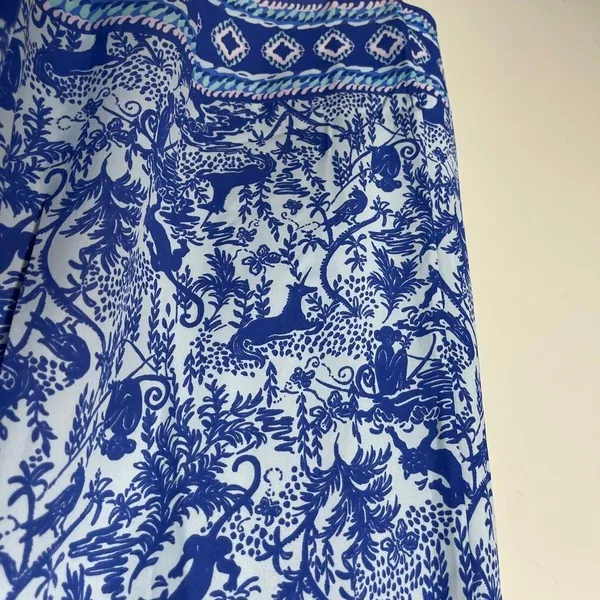 Lilly Pulitzer Evah Shift High Tide Navy Ready Set Gecko Engineered Dress sz S - Image 10
