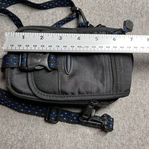 Samsonite Black Blue Nylon Multi Compartment Utility Camera Travel Pouch‎ Bag - Image 6