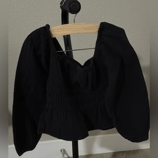 Old Navy Black Girls Blouse - Image 6