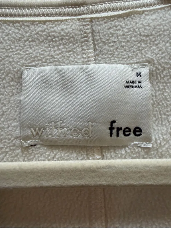 Aritzia Wilfred Free Long Sherpa Liner Jacket EUC M - Image 4