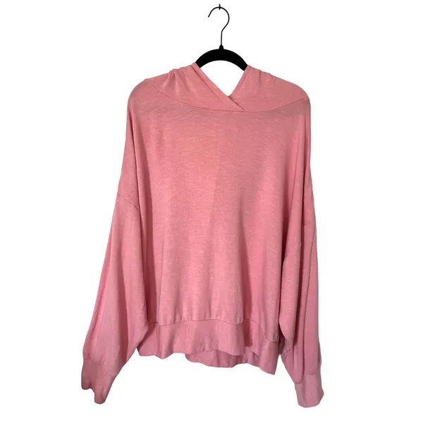FABLETICS Go-To Hoodie in Pink Buff Women's sz XXL Cozy Loungewear - Image 4