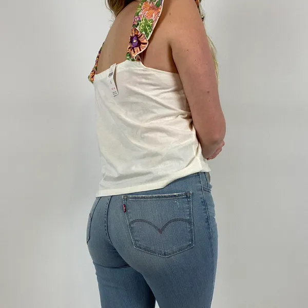 Anthropologie Embroidered Tank Top - Image 3