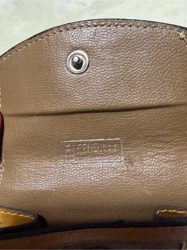 Fendi Brown Monogram sunglasses case Pouch - Image 8