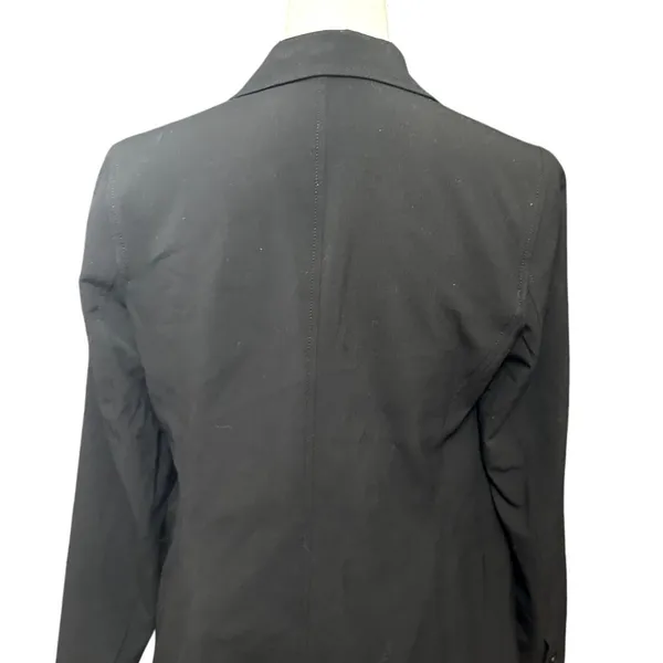 Anne Klein Blazer 6 Black Two Button Blazer Professional Business Jacket Notched - Image 6