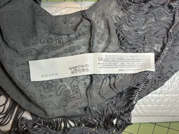 Hollister Tank Top Womens XS Gray Crop Top Fringe - Image 8