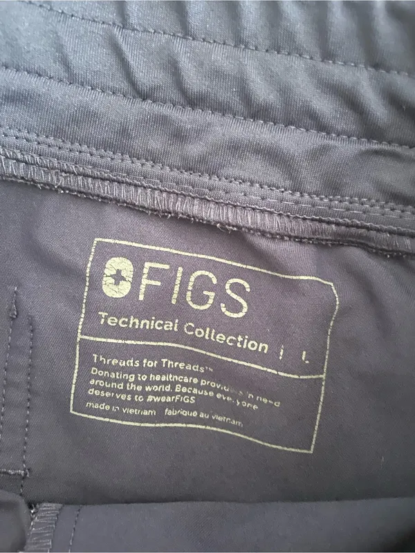Figs Zamora Joggers Scrub Pants in Navy Blue Size Large - Image 5