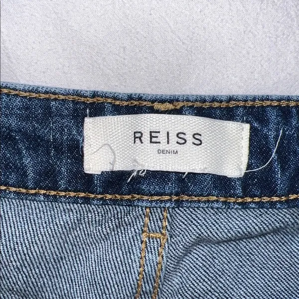 Reiss women’s selin mid Blue Straight leg Jeans size 27 - Image 5