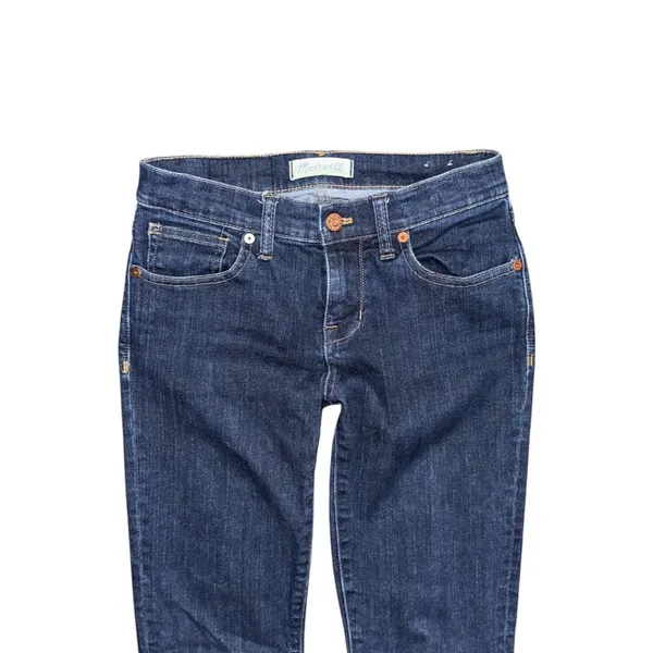 Madewell Skinny Skinny Jeans Sz 25 Dark Wash Low Rise Stretch Denim Style E2571 - Image 4