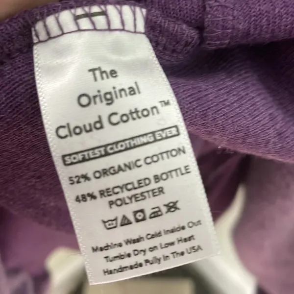 Soft Serve cloud cotton purple hoodie medium - Image 4