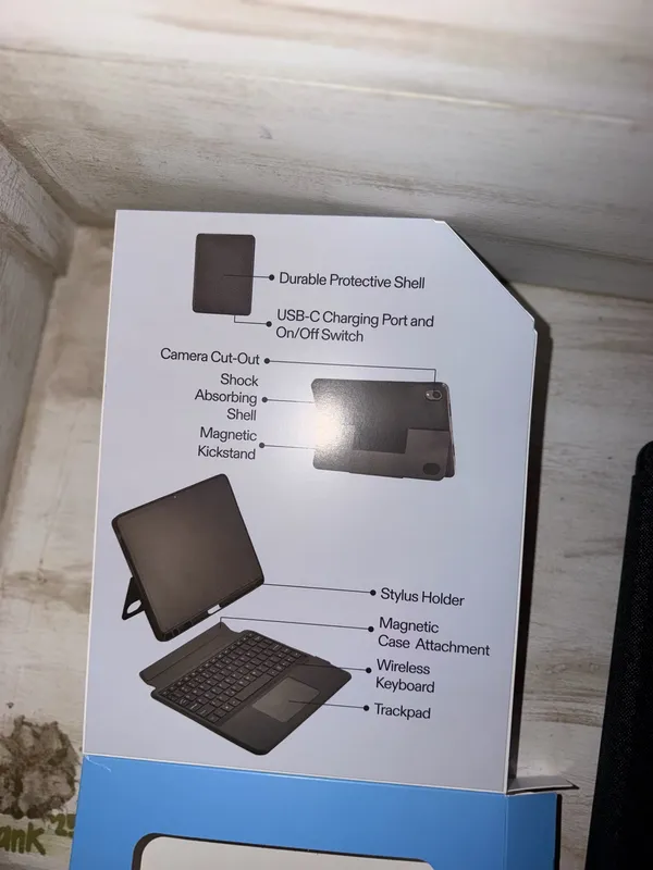 Keyboard for iPad Black - Image 2