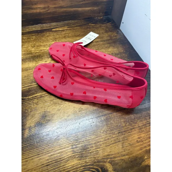 Time And Tru Red Mesh Flats‎ Size 9.5 - Image 2