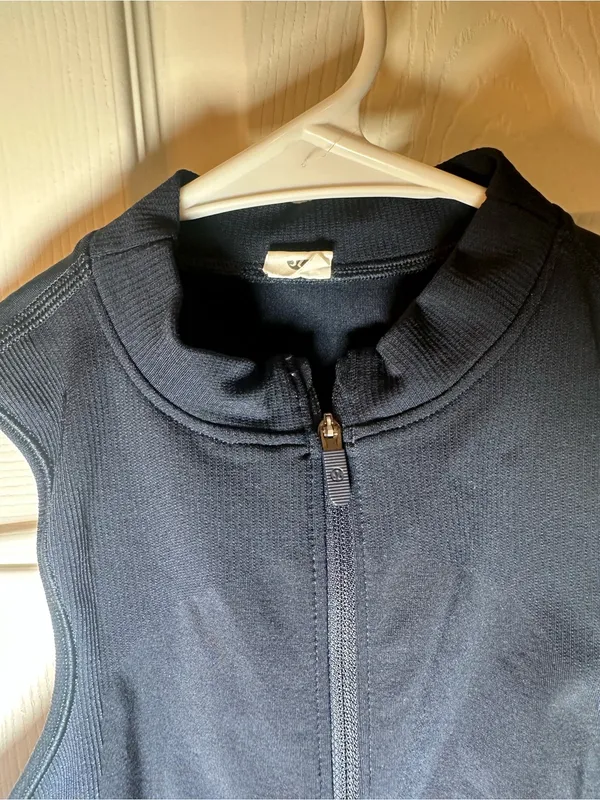 Lululemon Navy Sleeveless Half-Zip Tank‎ - Image 2