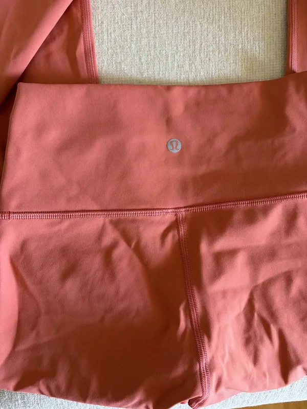 Lululemon Wunder Under High-Rise 28" Luxtreme Tights Rustic Coral size 6 - Image 2