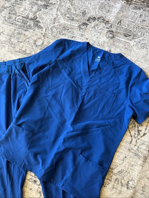 Cozy Fit Royal blue scrub set size medium - Image 2