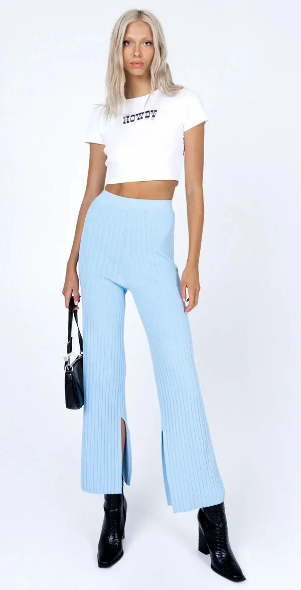 Princess Polly Allen Ribbed Pants  - Image 2