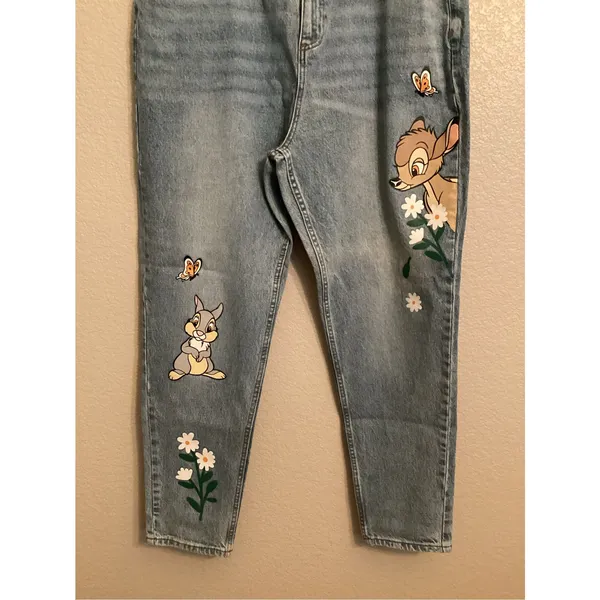 NWOT Her Universe Disney Bambi and Thumper Mom Jeans Plus Size 17 - Image 5