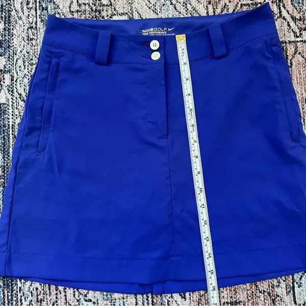 NIKE GOLF Tour Performance Tech Skort Royal Blue Size 2 Golf Skirt - Image 5