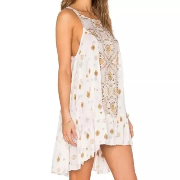 Intimately Free People Into You Tea Sleeveless Mini Slip Dress Beige Size S - Image 2