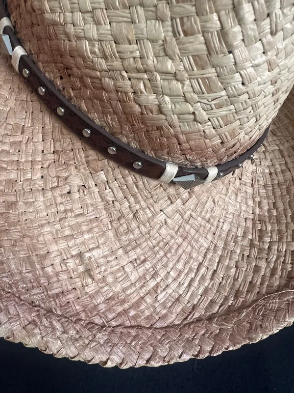 New w/tag Tidal Tom Straw Cowboy Hat, M/L - Image 4